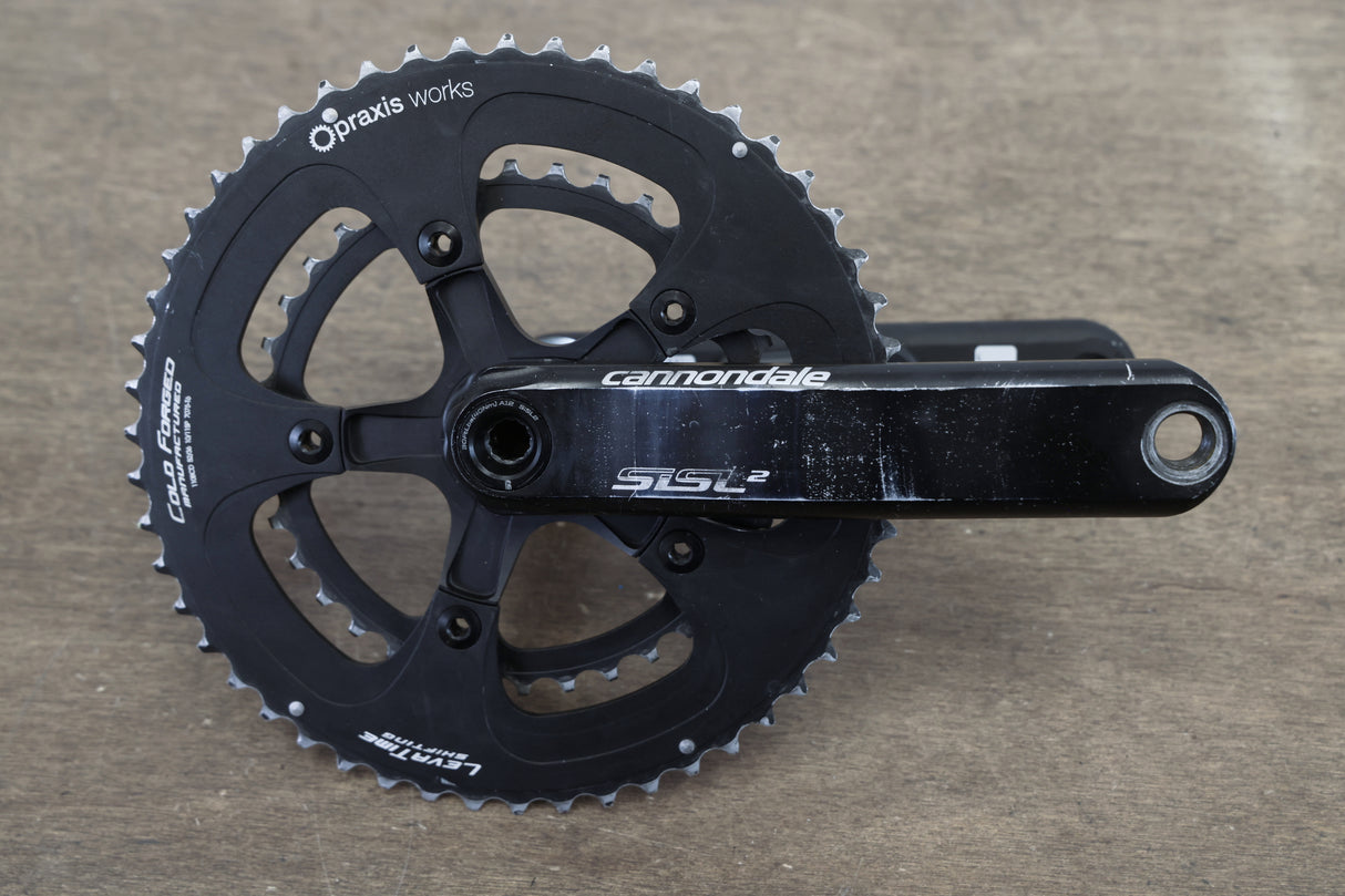 172.5mm 52/36T Cannondale SiSL2 Si Spidering Hollowgram Stages Power Crankset