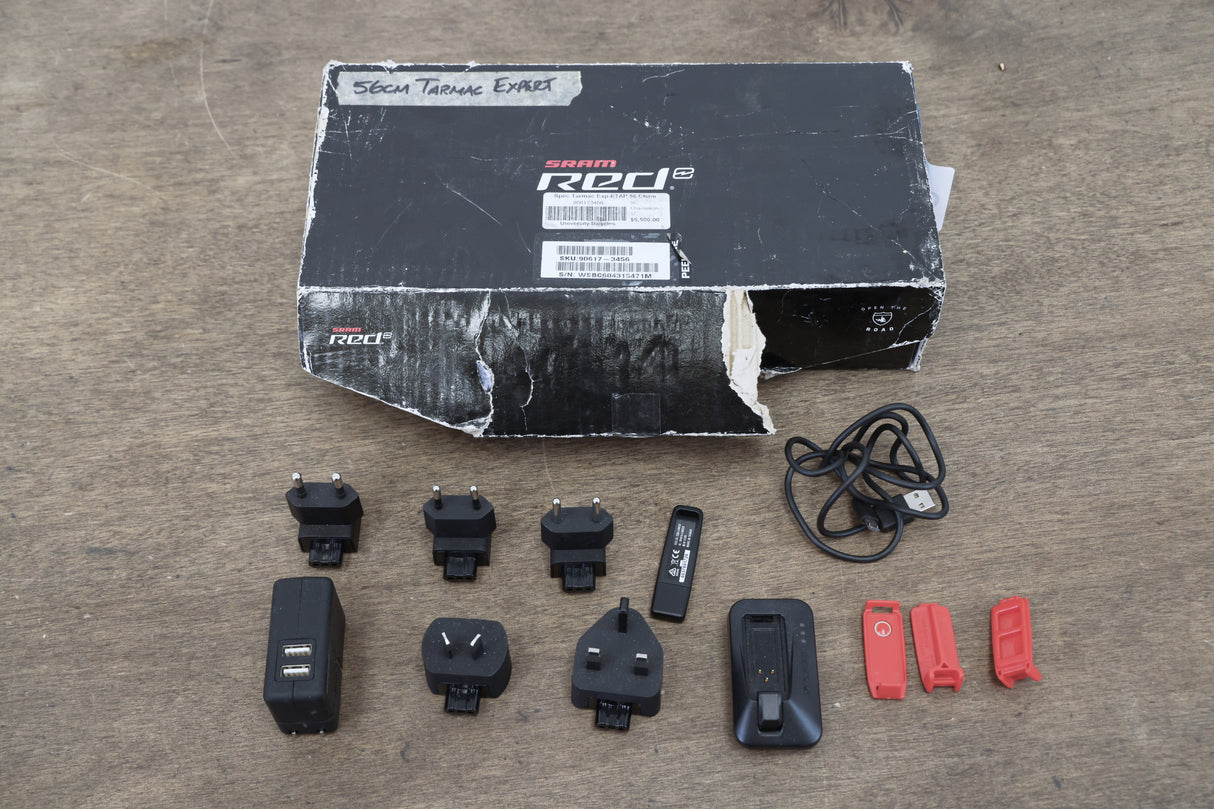 SRAM eTap PowerPack International Adapters Battery Charger Kit + Dongle