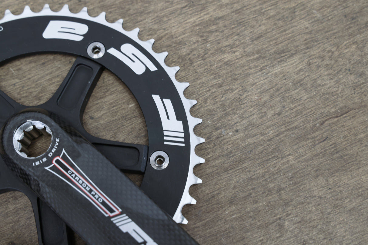165mm 48T ISIS Drive FSA Carbon Pro Carbon Track Crankset