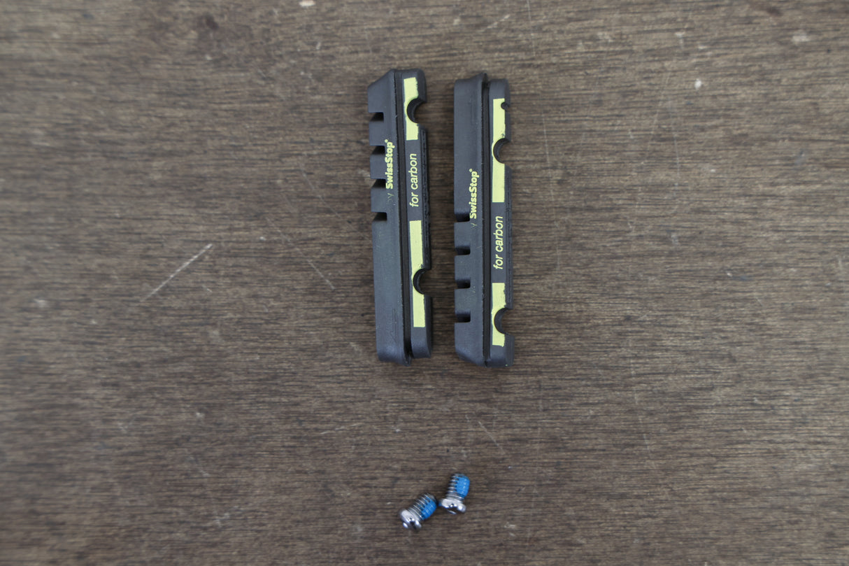 (1 Pair) SwissStop Flash EVO Black Prince Carbon Rim Brake Pads Shimano/SRAM