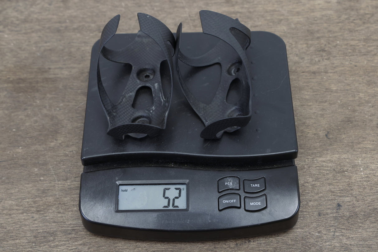 (2) Carbon Water Bottle Cages 52g