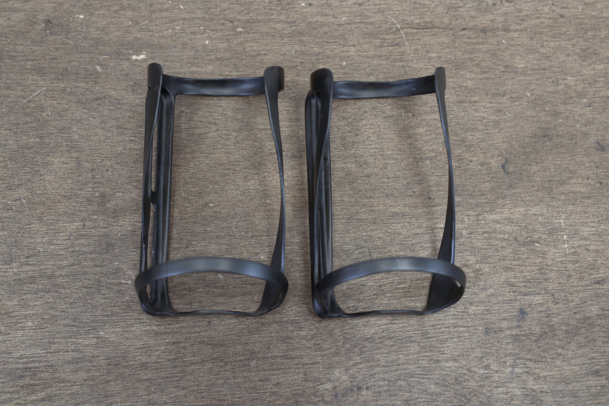 (2) Carbon Side Entry Water Bottle Cages 45g