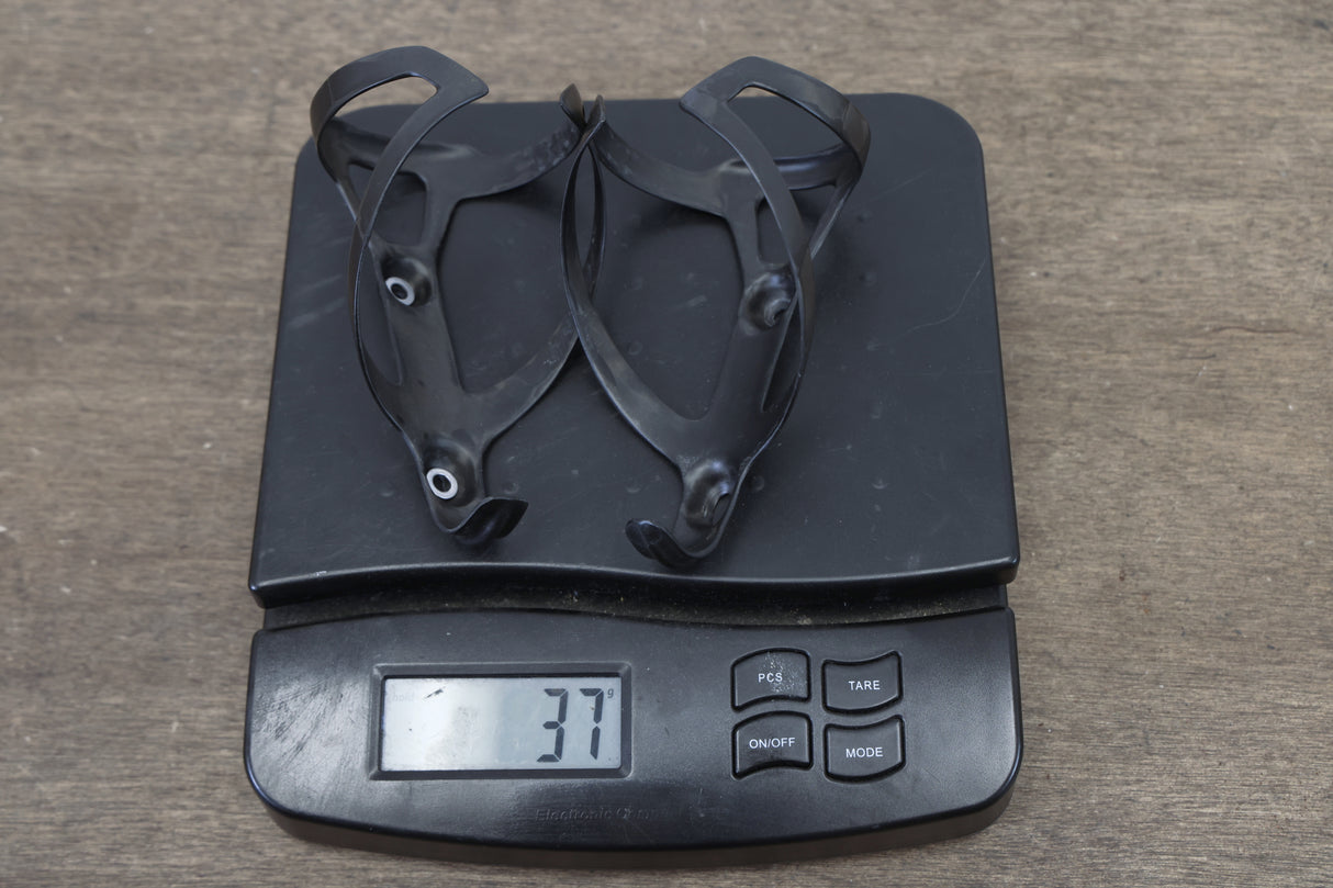 (2) Carbon Water Bottle Cages 37g