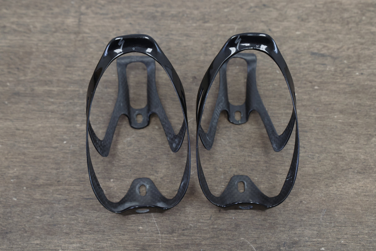 (2) Specialized S-WORKS Rib Cage II Carbon Water Bottle Cages 35g