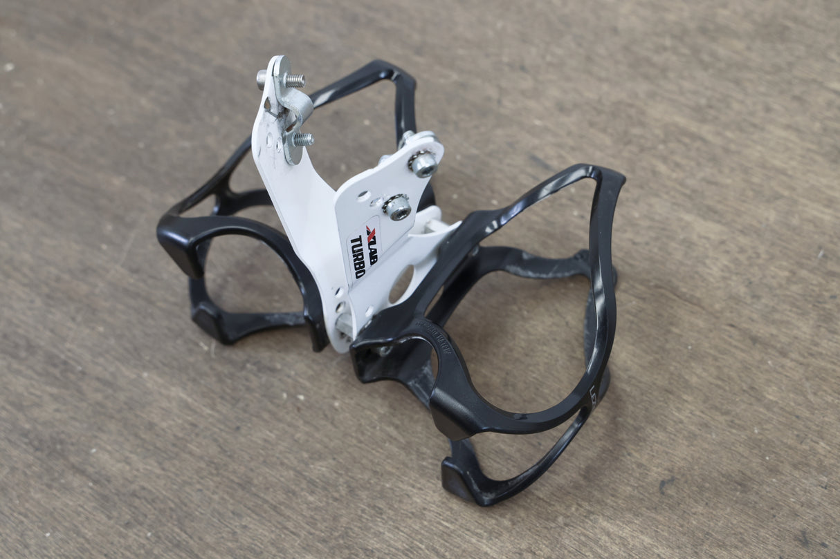 (2) Lezyne Bottle Cages + XLAB Turbo Alloy Saddle Rail Mount 208g