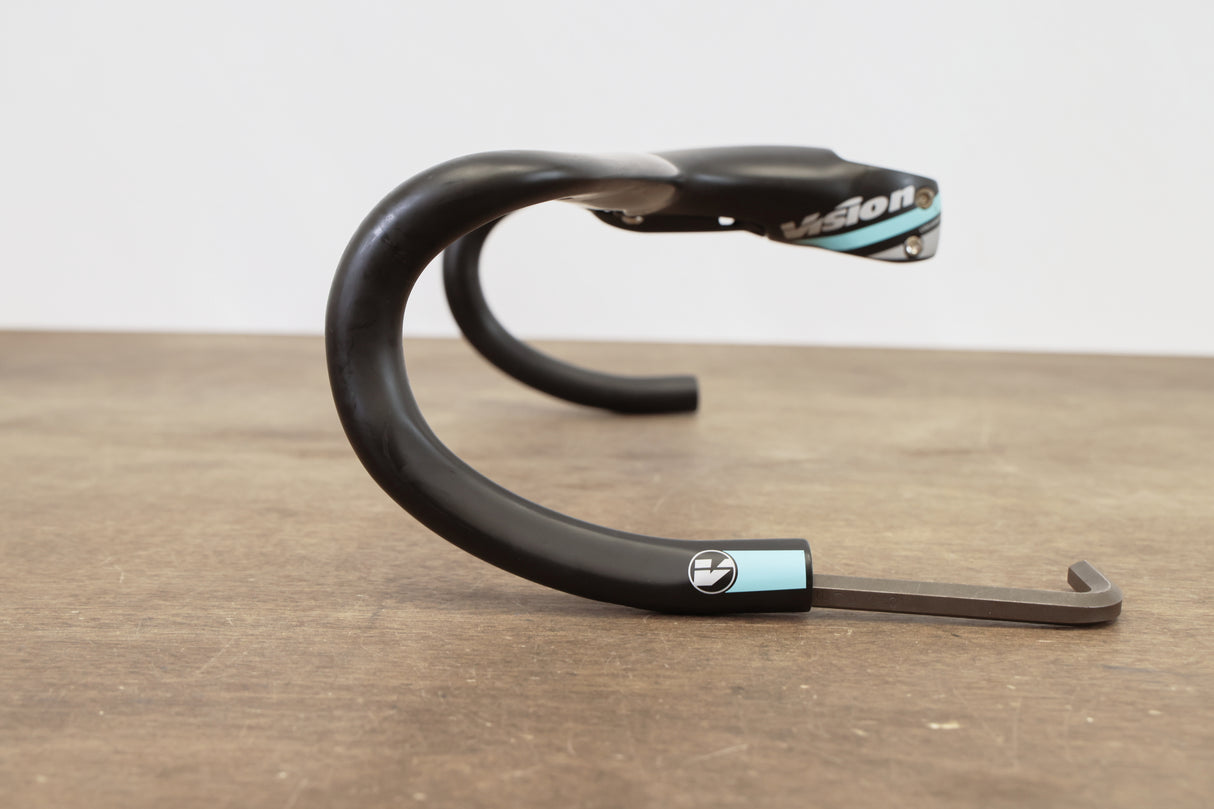 40cm 120mm -6 Degree Vision Metron 5D Integrated Carbon Barstem Handlebar 1 1/8"