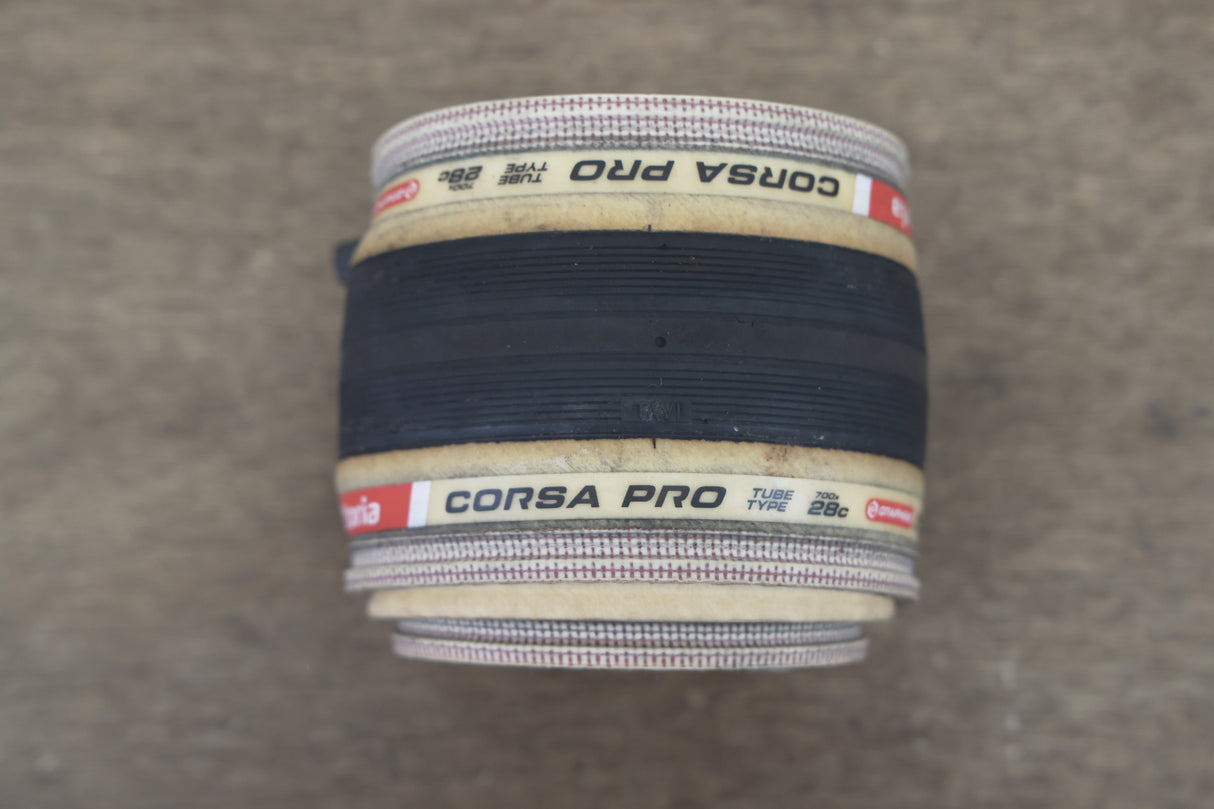 (1) 700x28C 28mm Vittoria Corsa Pro Clincher Road Tire