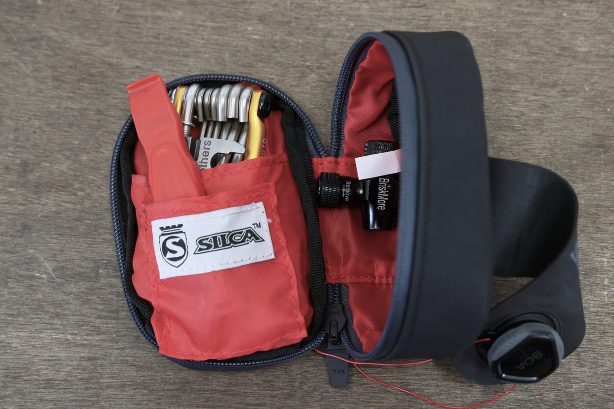 Silca Mattone Seat Pack Road CX Gravel Bike Saddle Bag + Tools