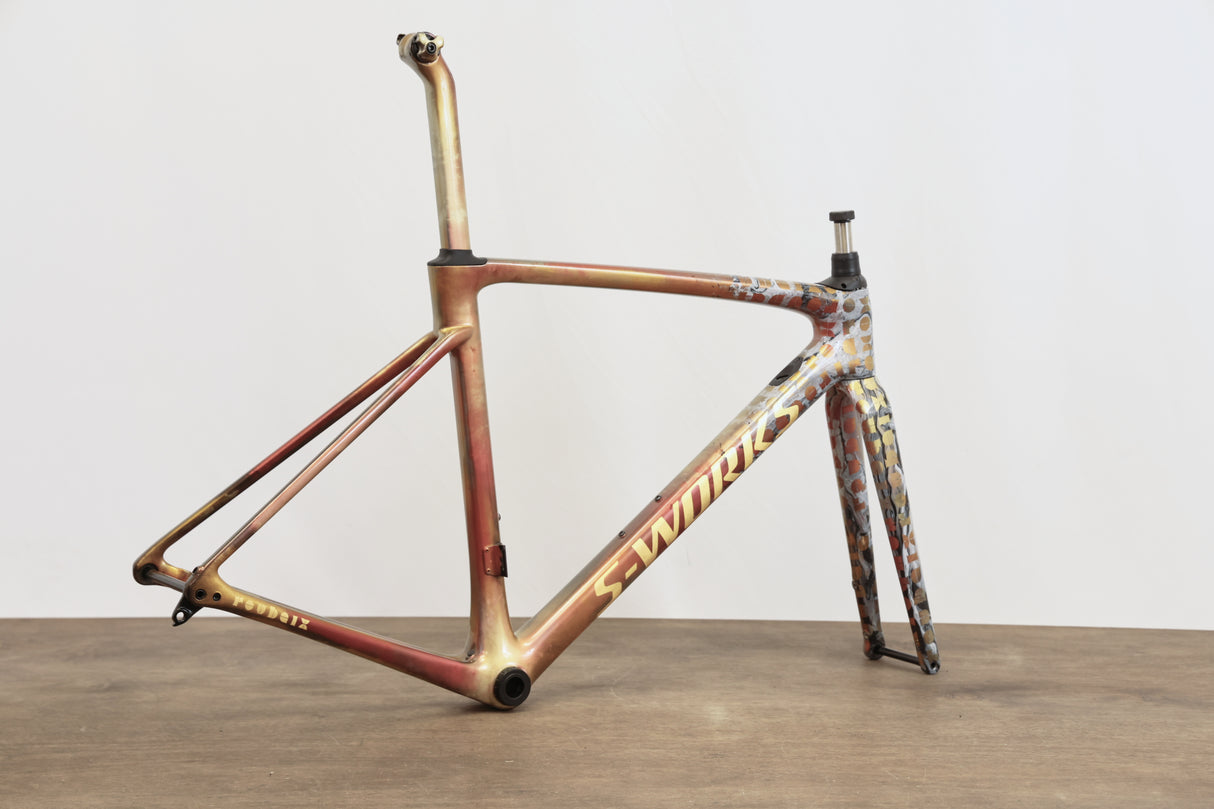 2020 57cm Specialized S-WORKS Roubaix Team Future Shock Carbon Disc Frameset