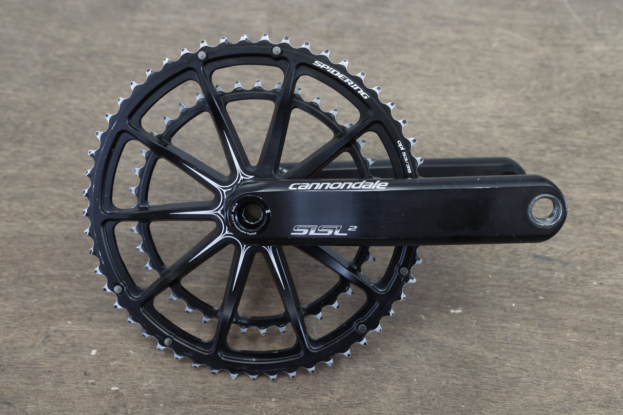 172.5mm 53/39T BB30 Cannondale SiSL2 Spidering Hollowgram Road Crankset