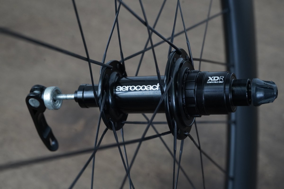 AeroCoach AEOX Zephyr Carbon Tubeless Clincher Rim Brake Wheelset XDR 12 Speed