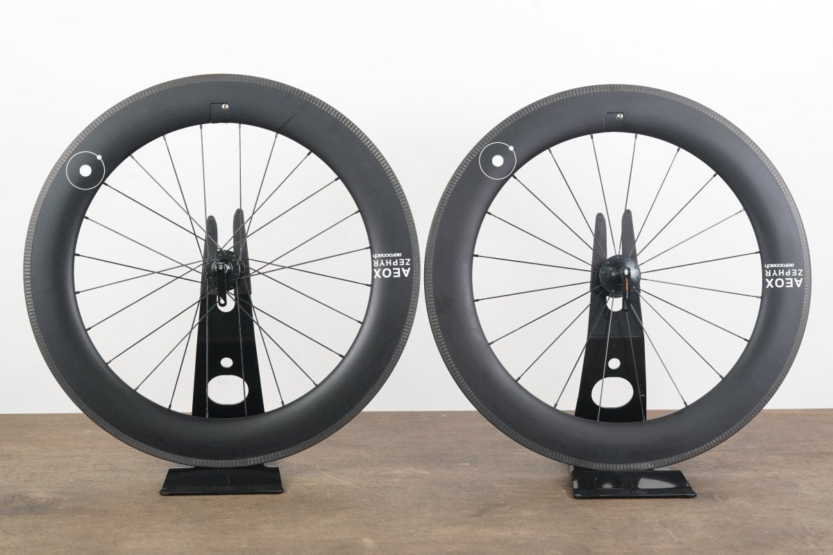AeroCoach AEOX Zephyr Carbon Tubeless Clincher Rim Brake Wheelset XDR 12 Speed