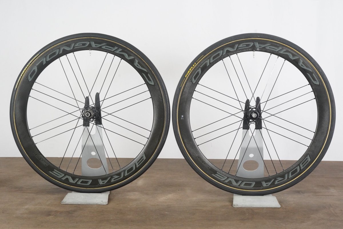 Campagnolo Bora One 50 Carbon Tubular Disc Brake Wheelset Campagnolo 11 Speed