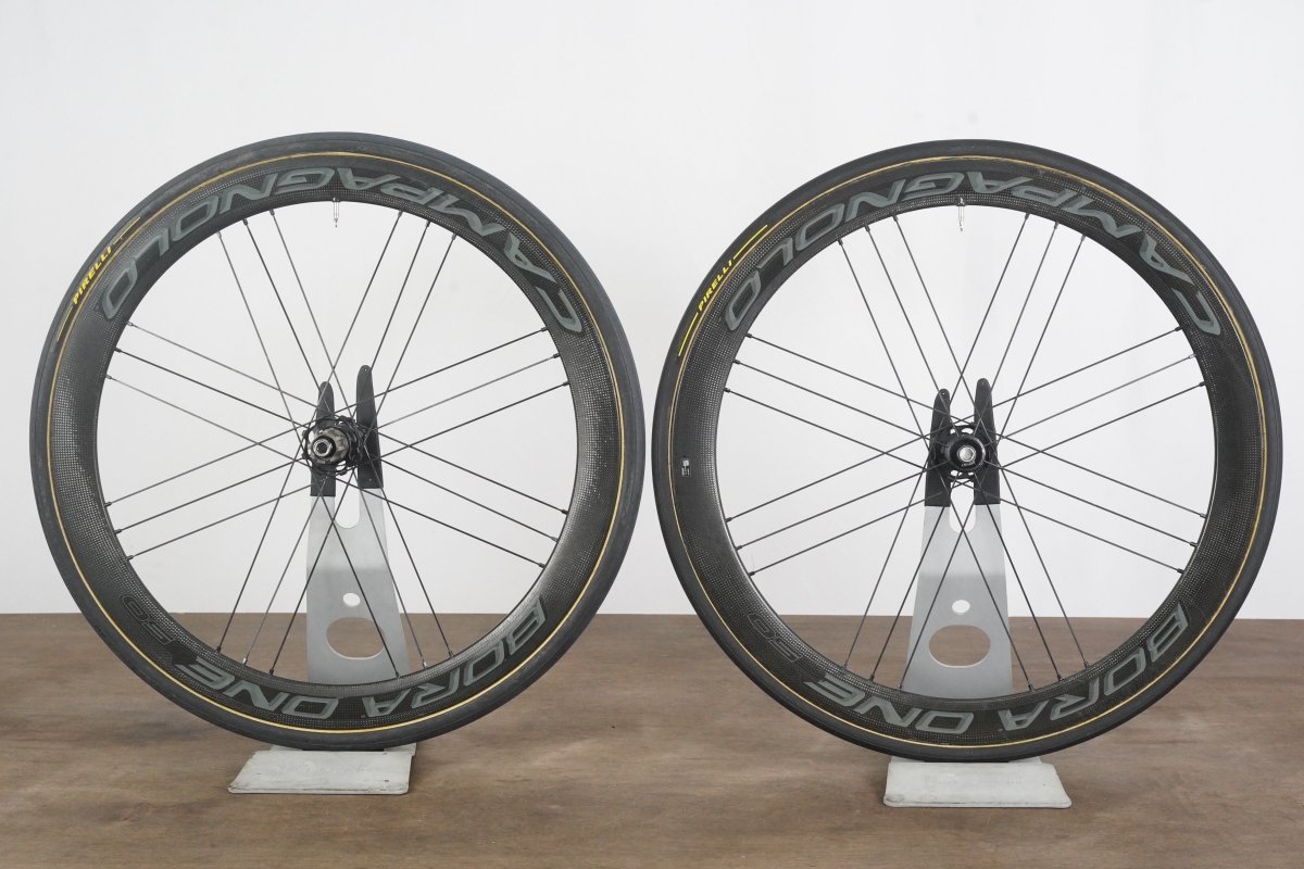Campagnolo Bora One 50 Carbon Tubular Disc Brake Wheelset Campagnolo 11 Speed