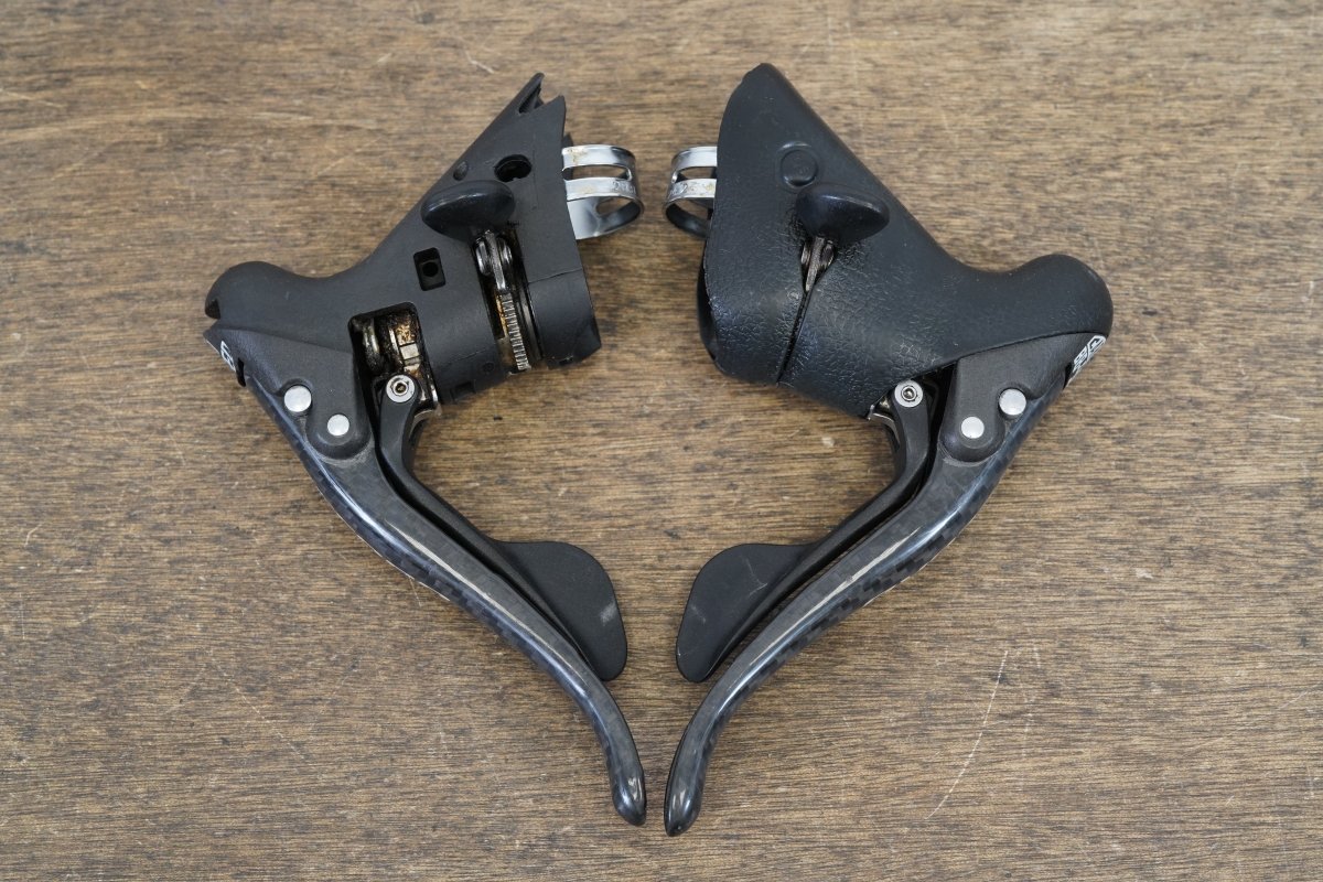Campagnolo Record 9 Speed Carbon Mechanical Rim Brake Road Shifters