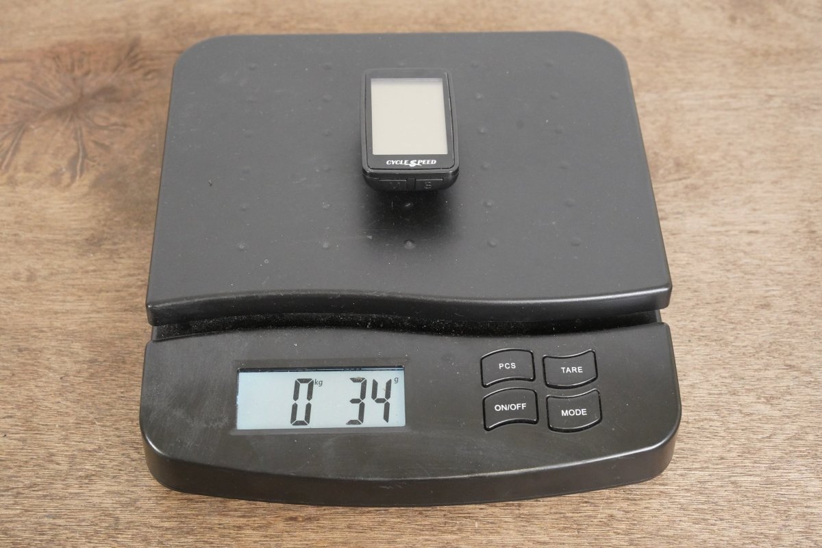 CycleSpeed Cycling GPS Computer 34g