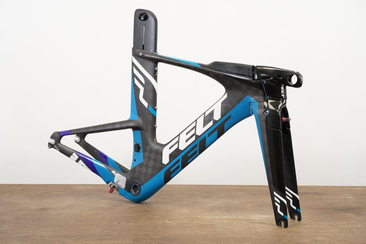 *Damaged* 48cm Felt IA FRD Carbon Aero Rim Brake TT Triathlon Frameset IA