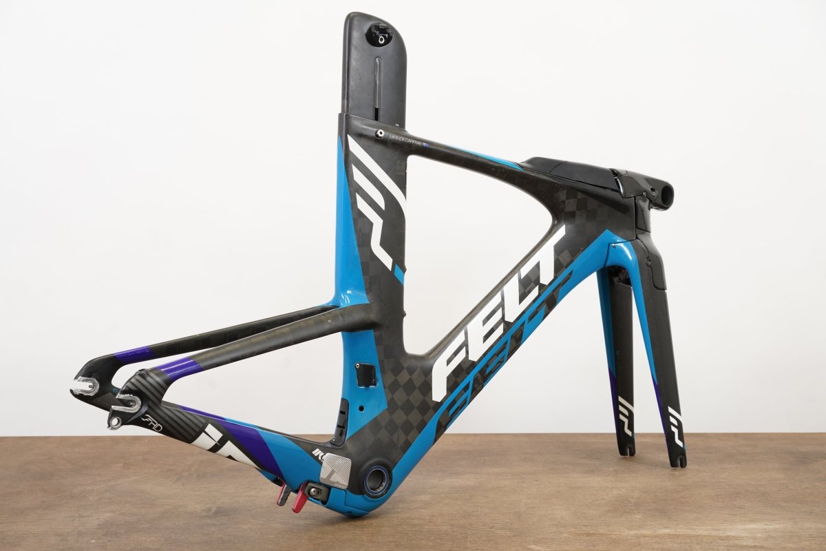 *Damaged* 48cm Felt IA FRD Carbon Aero Rim Brake TT Triathlon Frameset IA