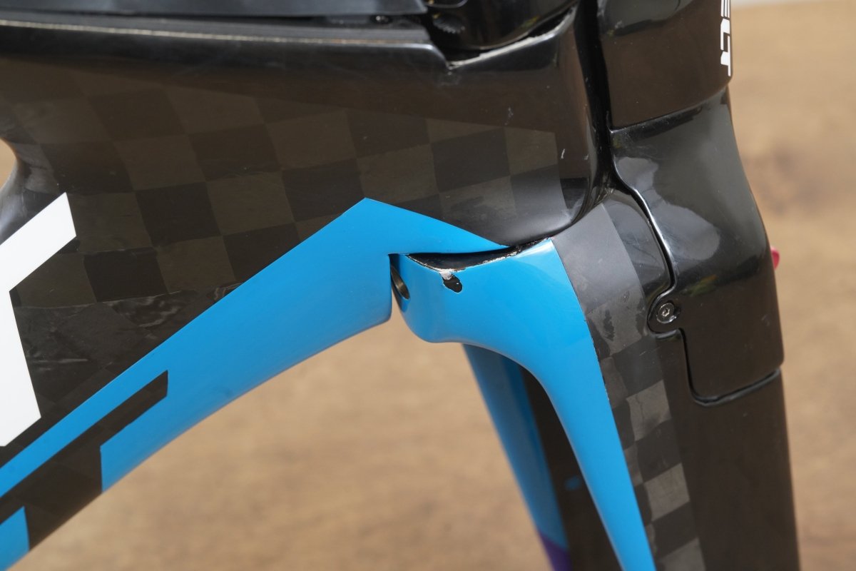 *Damaged* 48cm Felt IA FRD Carbon Aero Rim Brake TT Triathlon Frameset IA