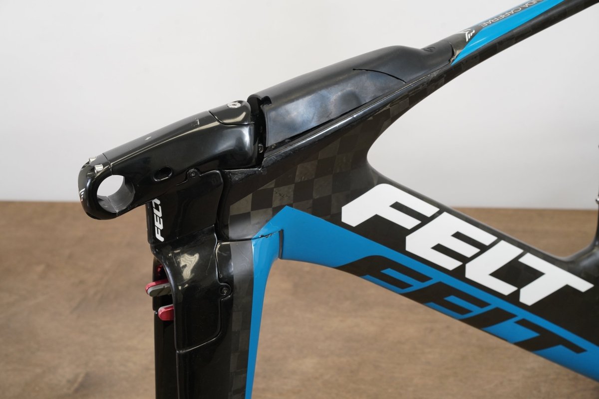 *Damaged* 48cm Felt IA FRD Carbon Aero Rim Brake TT Triathlon Frameset IA