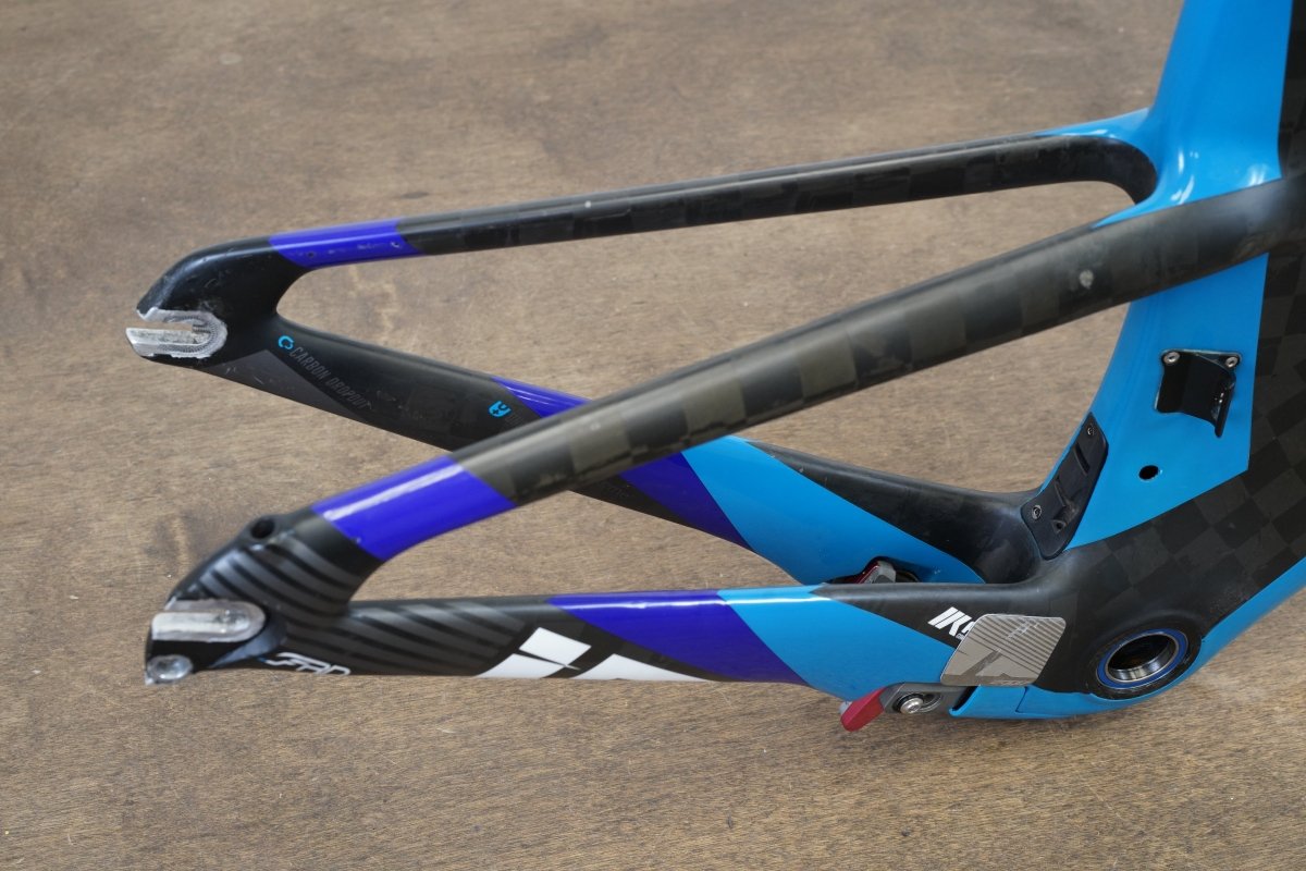 *Damaged* 48cm Felt IA FRD Carbon Aero Rim Brake TT Triathlon Frameset IA