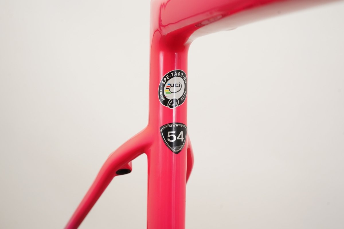 *Damaged* 54cm Specialized S-WORKS Tarmac SL6 Acid Pink Carbon Rim Frameset