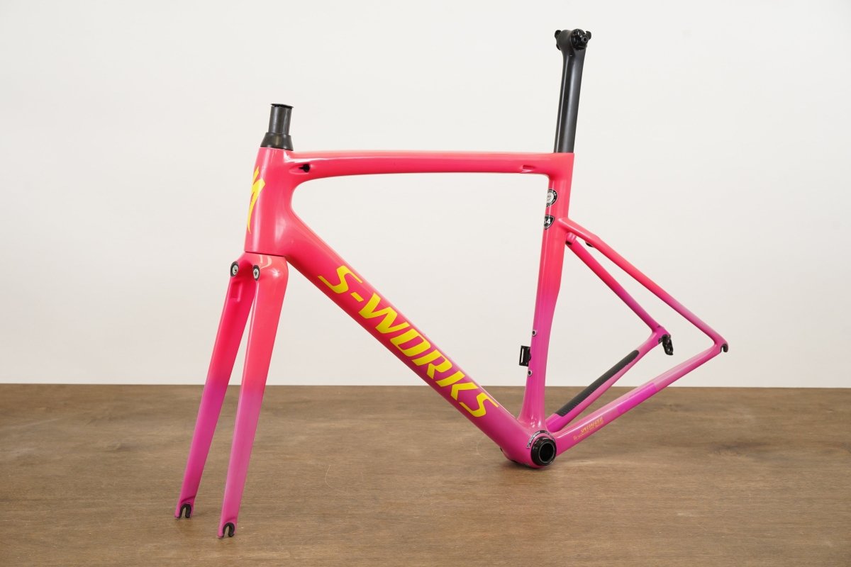 *Damaged* 54cm Specialized S-WORKS Tarmac SL6 Acid Pink Carbon Rim Frameset