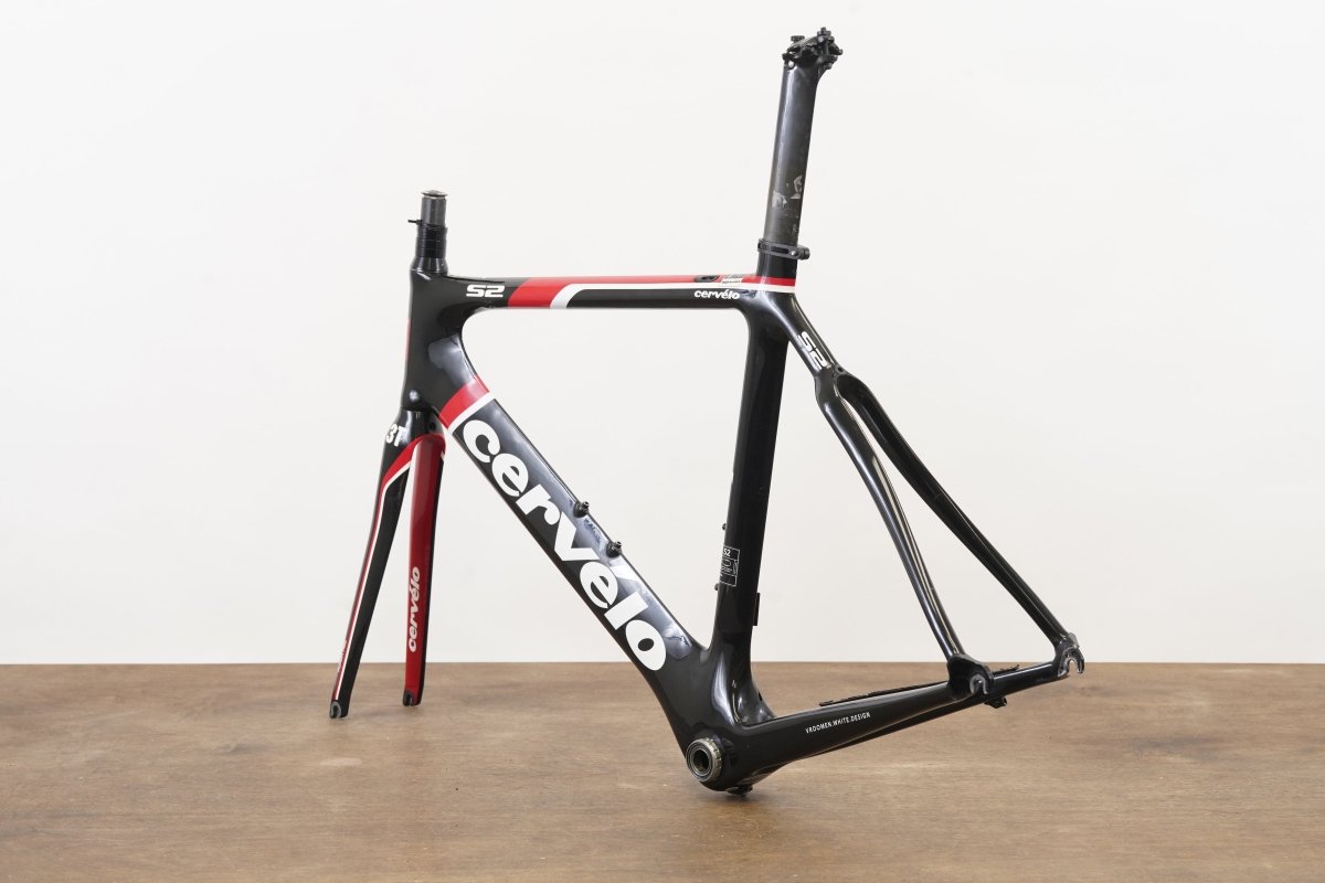 *Damaged* 56cm Cervelo S2 Carbon Aero Rim Brake Road Frameset