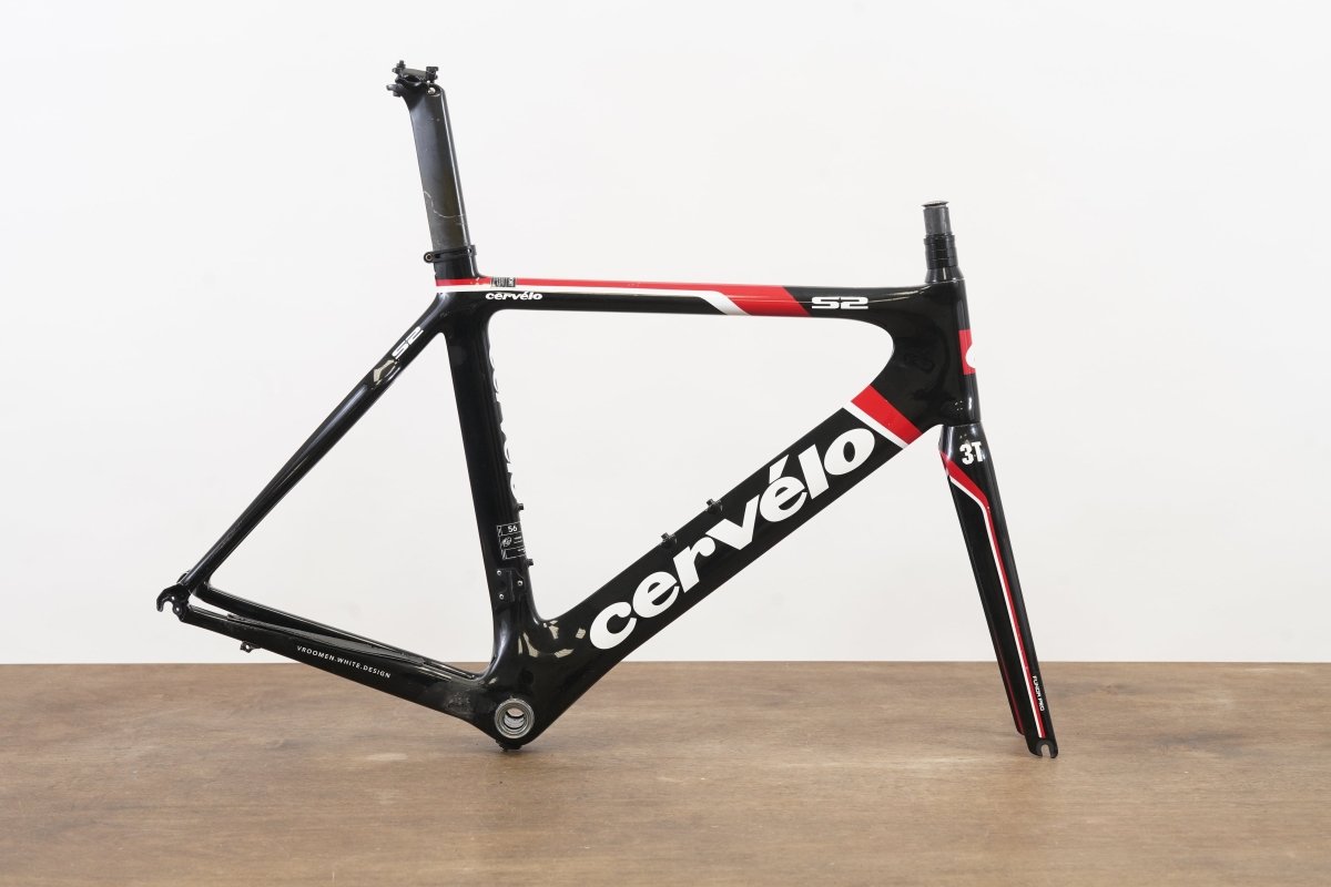 *Damaged* 56cm Cervelo S2 Carbon Aero Rim Brake Road Frameset