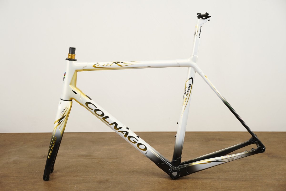 *Damaged* 56s Colnago C64 Art Decor Carbon Disc Brake Road Frameset