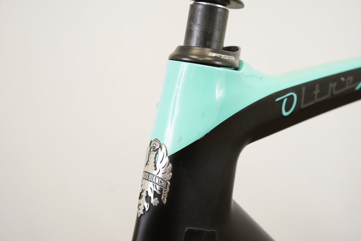 *Damaged* 59cm Bianchi Oltre XR4 CV Carbon Aero Rim Brake Road Frameset