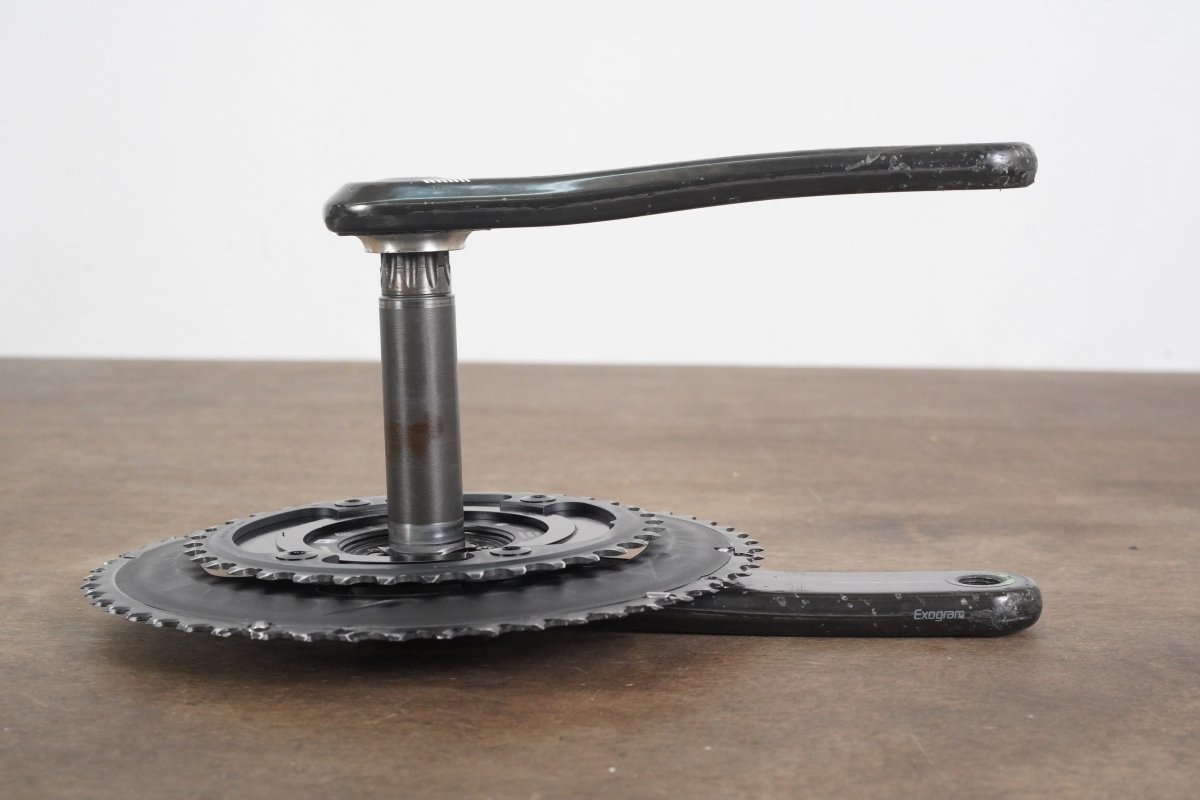 *Defective* 172.5mm 52/36T GXP Quarq DFour Power Meter Carbon Road Crankset