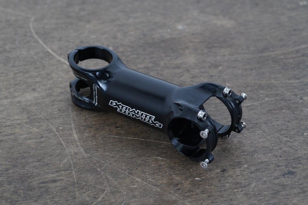 Extralite HyperStem 100mm ±6 Degree Alloy Road Stem + Mount 82g 1 1/8" 31.8mm