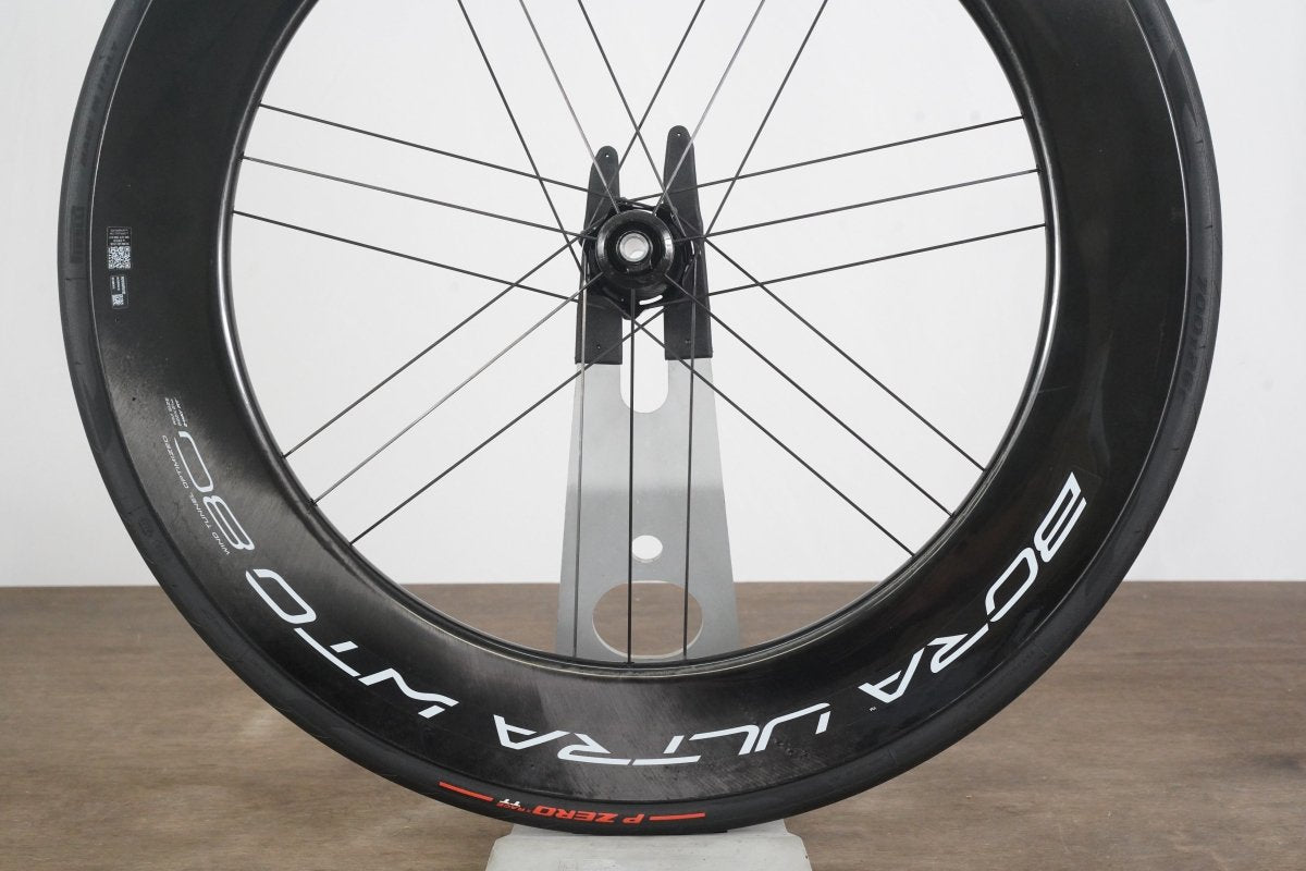 FRONT Campagnolo Bora Ultra WTO 80 Carbon Tubeless Clincher Disc Brake Wheel
