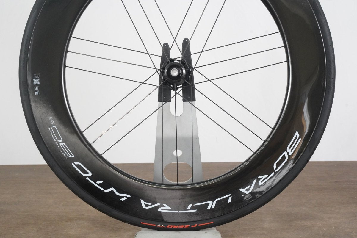 FRONT Campagnolo Bora Ultra WTO 80 Carbon Tubeless Clincher Disc Brake Wheel