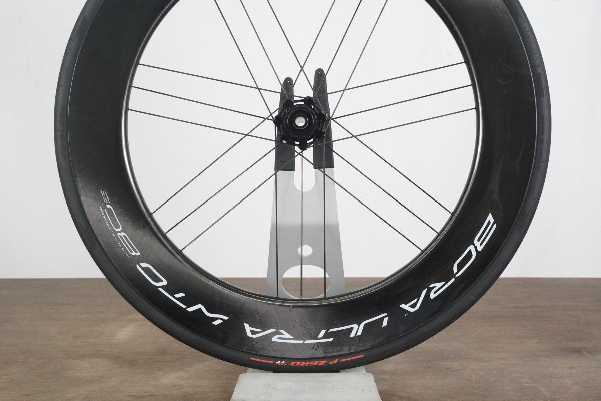 FRONT Campagnolo Bora Ultra WTO 80 Carbon Tubeless Clincher Disc Brake Wheel