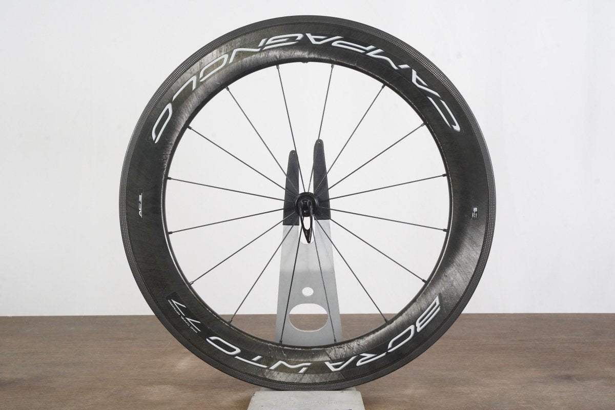 FRONT Campagnolo Bora WTO 77 Carbon Tubeless Clincher Rim Brake Wheel
