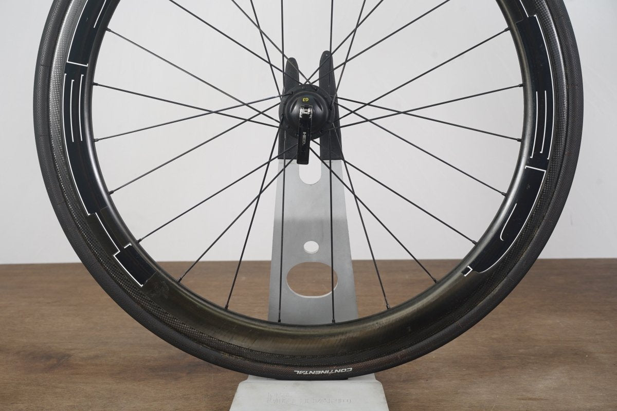 HED Jet 5 SCT CycleOps G3 Carbon Tubular Rim Brake Road Wheelset 11 Speed