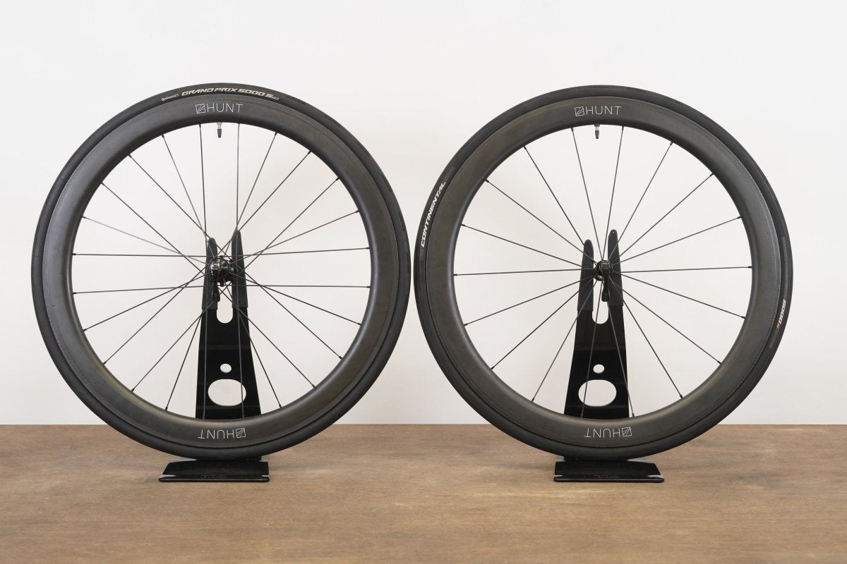 Hunt 50 Carbon Aero Wide Tubeless Clincher Rim Brake Wheelset SRAM XDR Speed