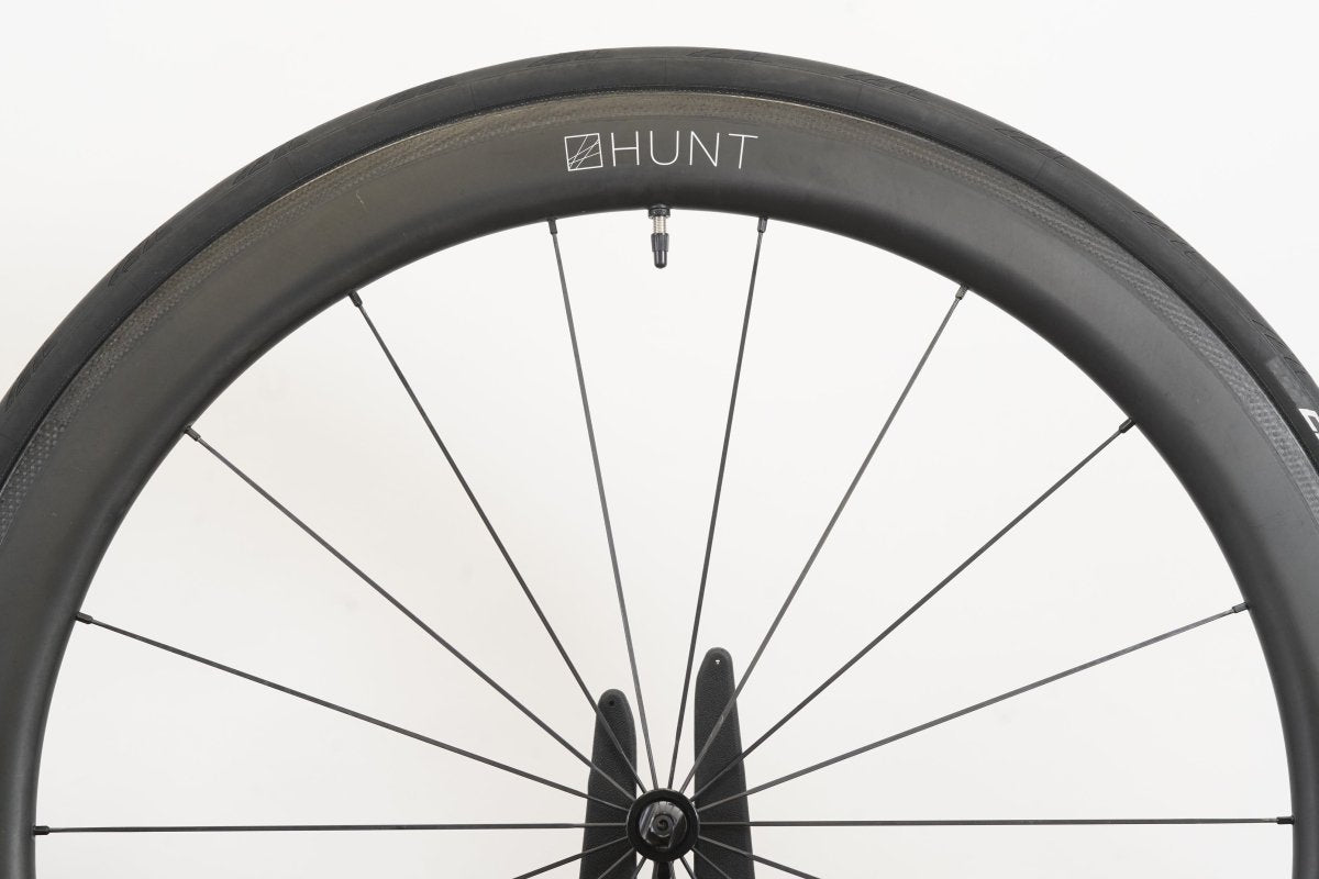 Hunt 50 Carbon Aero Wide Tubeless Clincher Rim Brake Wheelset SRAM XDR Speed