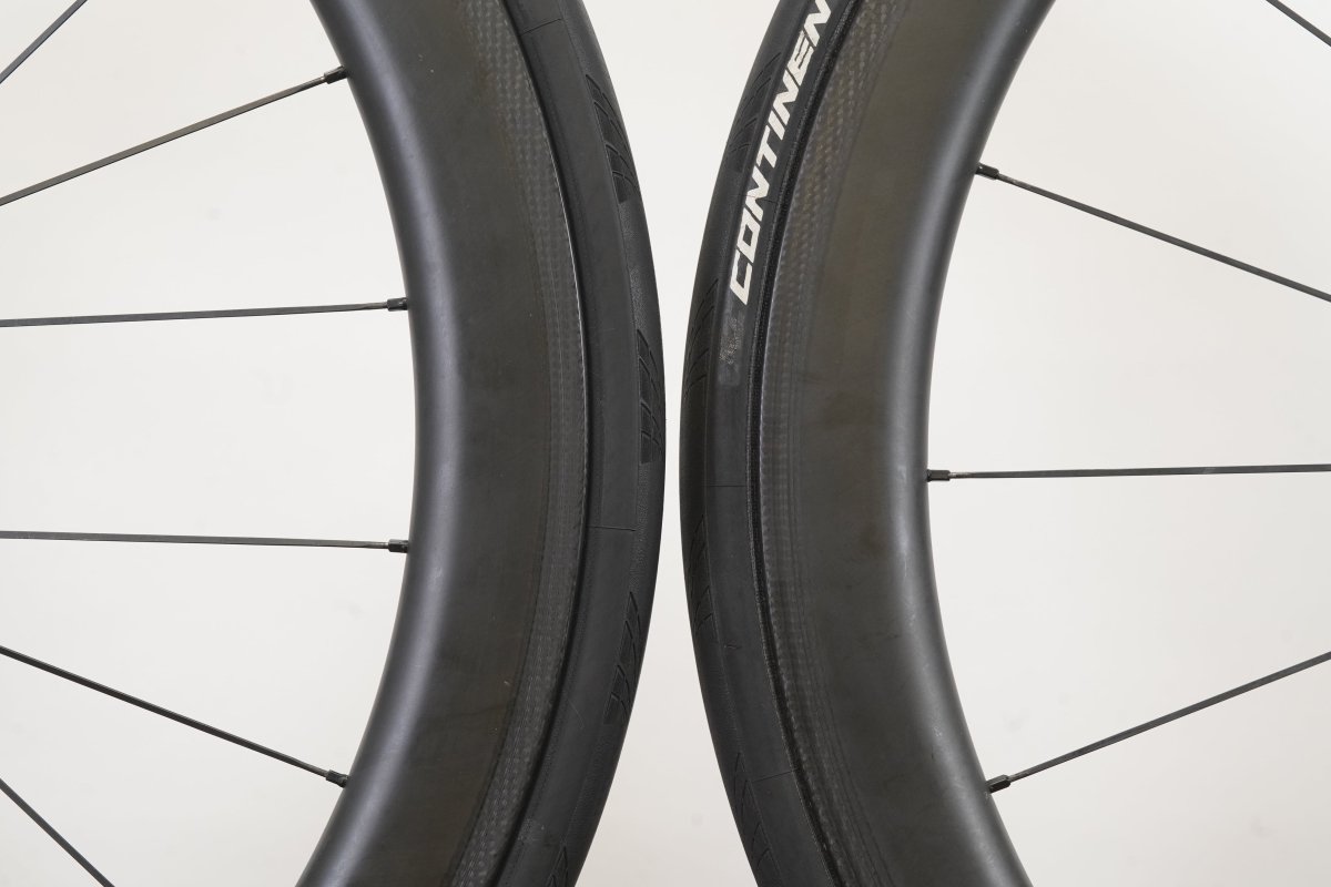 Hunt 50 Carbon Aero Wide Tubeless Clincher Rim Brake Wheelset SRAM XDR Speed