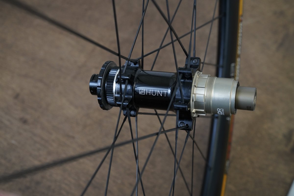 Hunt 50 Carbon Tubeless Clincher Disc Brake Wheelset SRAM XDR 12 Speed