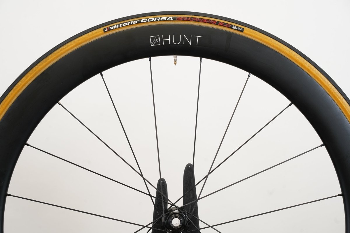 Hunt 50 Carbon Tubeless Clincher Disc Brake Wheelset SRAM XDR 12 Speed