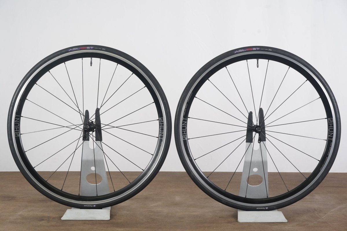 Hunt Race Aero Alloy Tubeless Clincher Rim Brake Wheelset Shimano/SRAM 11 Speed