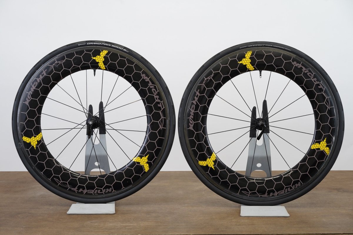 Knight DT Swiss 240 Carbon Clincher Rim Brake Wheelset Shimano/SRAM 11 Speed