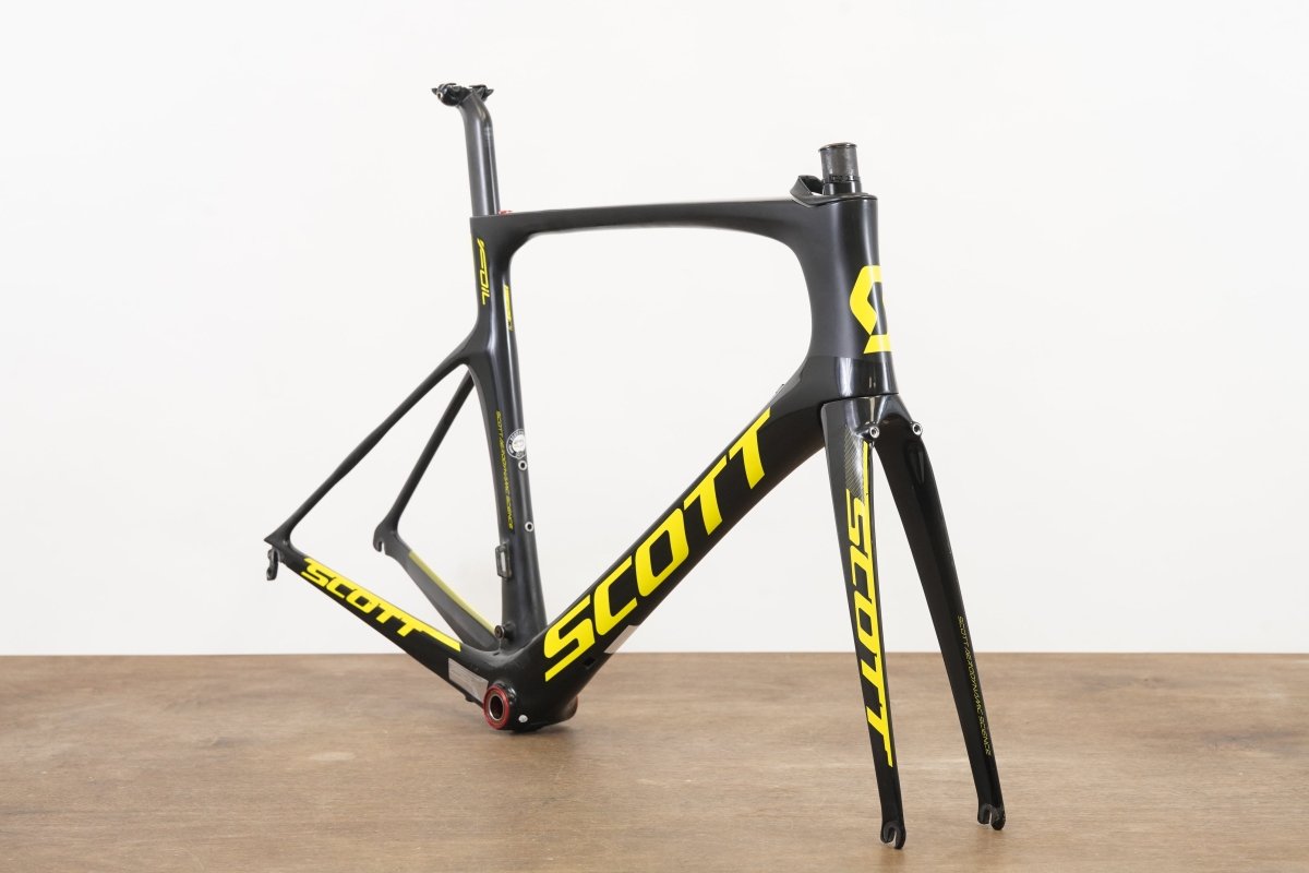L (56cm) Scott Foil 10 Di2 Carbon Aero Rim Brake Road Frameset *Repaired*