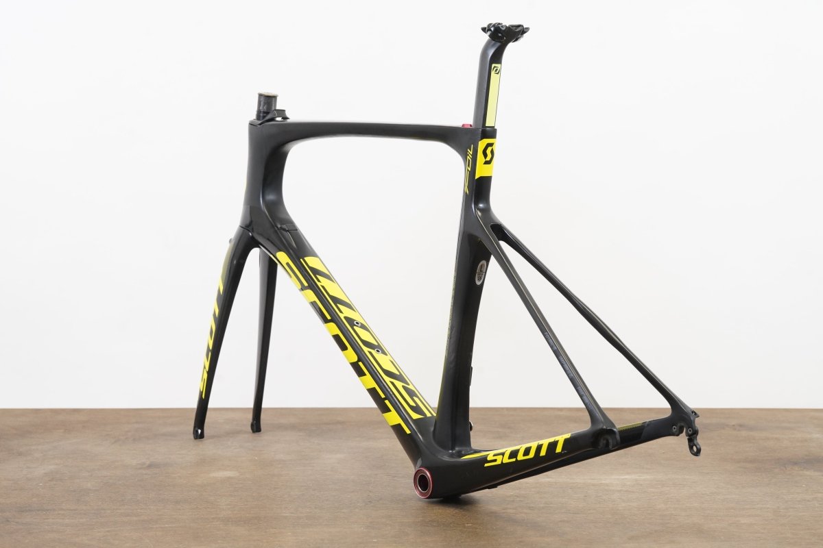 L (56cm) Scott Foil 10 Di2 Carbon Aero Rim Brake Road Frameset *Repaired*