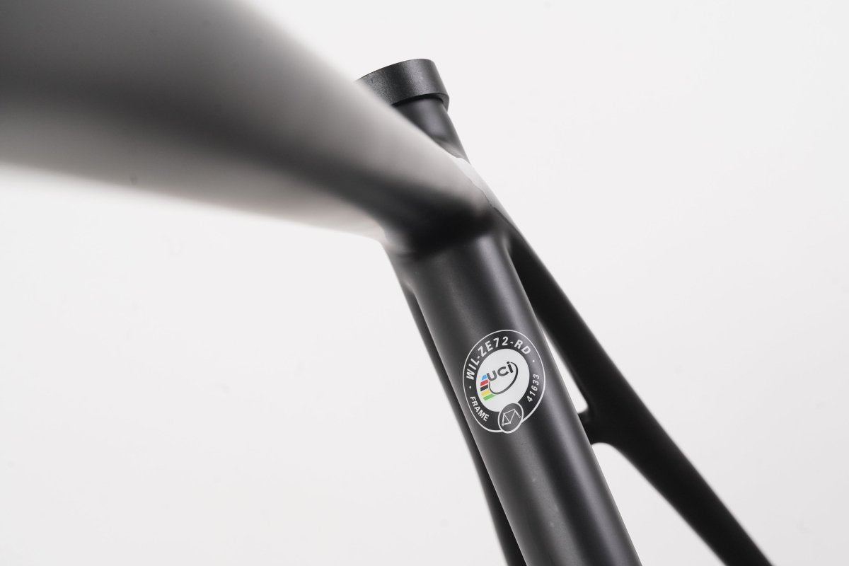 L (Large) Wilier Triestina Zero 7 Carbon Rim Brake Road Frameset Zero.7