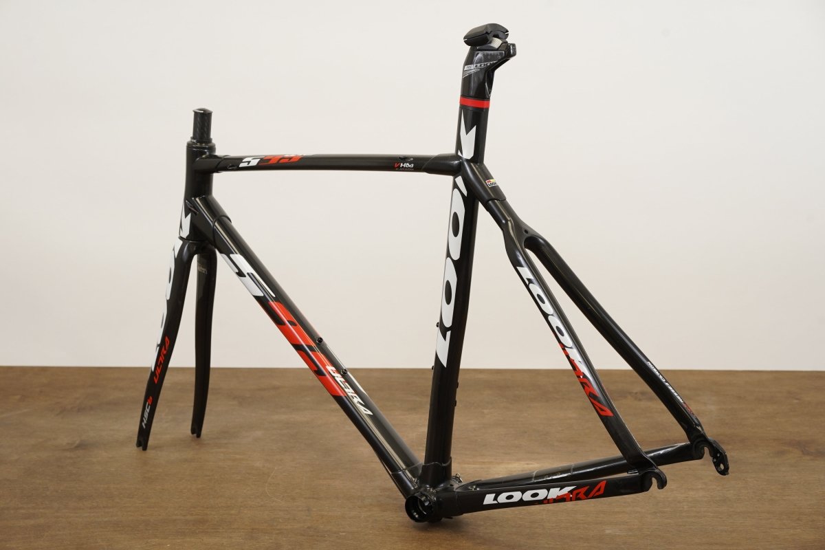 M (Medium) LOOK 595 Ultra Carbon Rim Brake Road Frameset *Repaired*