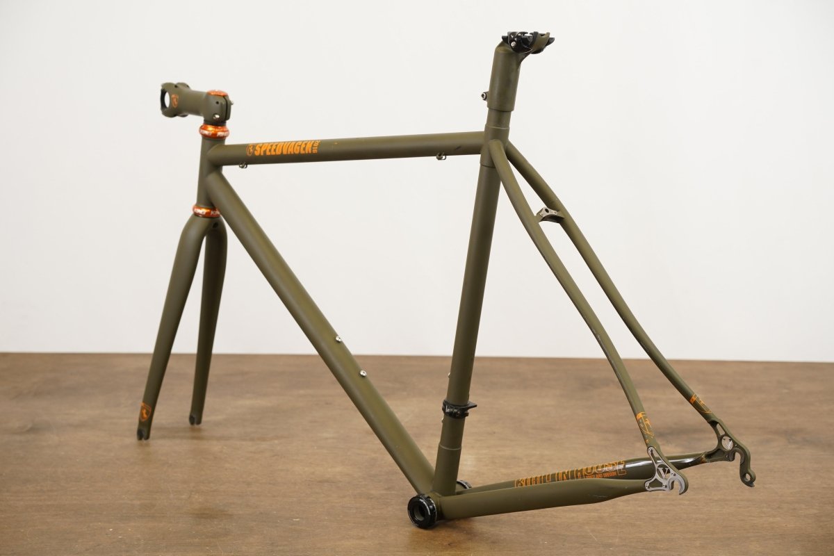 M (Medium) Speedvagen Steel Road Rim Brake eTap Frameset *Custom Geometry*